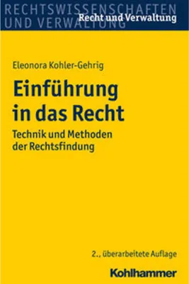 Zdjęcie produktu dla Einführung in das Recht