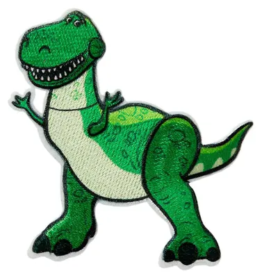 Obrázek produktu pro Disney © Toy Story Rex Dino - nášivka, nažehlovací nášivka, nášivka, nášivky, k nažehlení, velikost: 6,5 x 6,2 cm