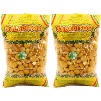 Produktbild von Saladitos Lupinen 2 x 600g - Proteinreich, Ballaststoffreich & Omega 3