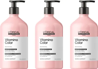 Produktbild von Vitamino Color Resveratrol Conditioner 3x750 ml
