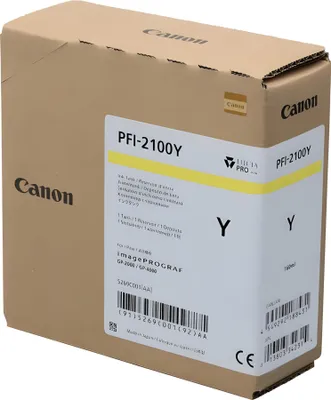 Produktbild von Patrone Canon PFI-2100Y        yellow