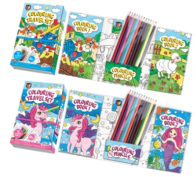 Obrázok produktu pre Omaľovánka s 12 pastelkami