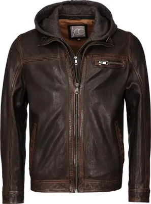 Produktbild von JCC Lederjacke 31025206 Herren vintage black 56