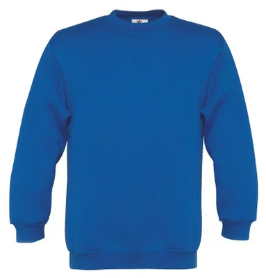 Image de B&C - Sweat-shirt pour enfants à manches rapportées FK1971 (104) (bleu roi)