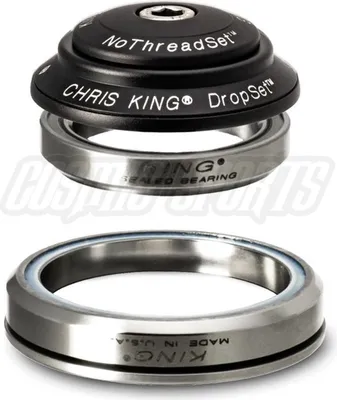 Obrázek produktu pro Chris King DropSet 2 Kuželové hlavové složení, ložiska z nerezové oceli, 1 1/8"-1,5", GripLock, IS42/28,6
