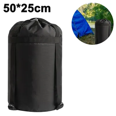 Produktbild von Kompressions-Packsack, Aufbewahrungs-Packsack für Schlafsäcke, wasserdichter Packsack für Camping, Wandern, Rucksackreisen – ideal für Schlafsäcke und Kleidung beim Camping