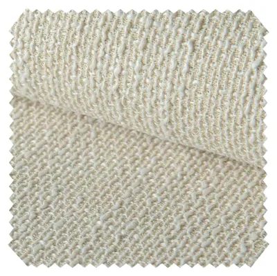 Produktbild von LANZ SOFT - Polsterstoff mit Webstruktur - Grob gewebter Möbelstoff - Melierter Bezugsstoff im Scandi Chic - Pflegeleichte Meterware 1lfm (80 Creme Weiß)