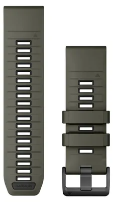 Zdjęcie produktu dla Garmin 010-13393-12 | Pasek Quickfit 26mm, silikonowy, kolor oliwkowy/czarny