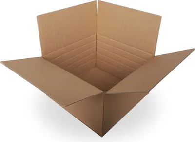 Produktbild von 60 x Faltkartons 470x470x270mm Versandkartons zweiwellig mit variabler Höhe