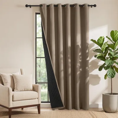 Obrázek produktu pro Zatemňující dvouvrstvý závěs - výška 210 cm - šířka 200 cm - extra silné zateplení