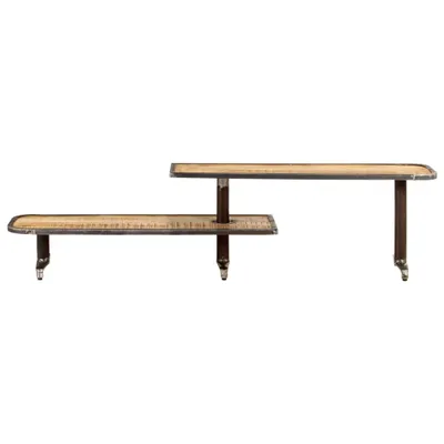 Immagine prodotto di Mobile TV 160x30x40 cm in legno massiccio di mango