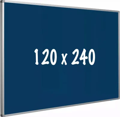 Zdjęcie produktu dla Pinboard korkowy PRO Lyons - Aluminiowa rama - Łatwy montaż - Pinezki - Niebieski - Pinboardy - 120x240cm