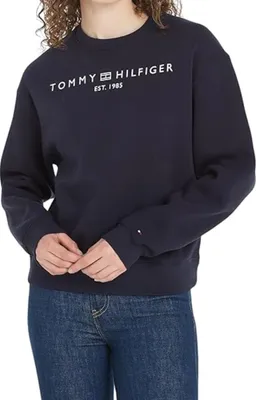 Immagine prodotto di Tommy Hilfiger Donna Mdrn Reg Corp Logo Felpa classica con pile M