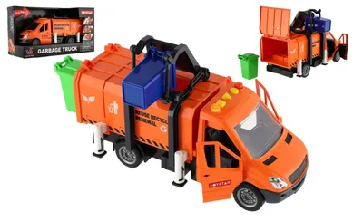 Obrázek produktu pro Auto popeláři plast 30cm na setrvačník na baterie se zvukem se světlem v krabici 33x18x13cm