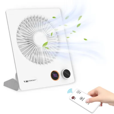 Image de Mini ventilateur de table avec batterie de 5000 mAh et télécommande