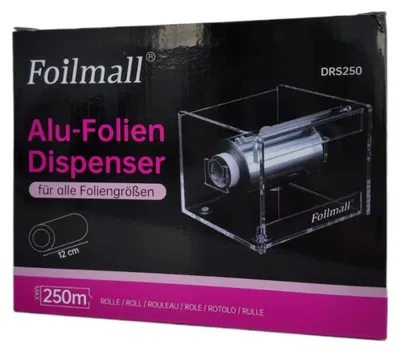 Folienabroller für Alufolie, 250 m, mit Schneidefunktion