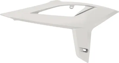 Produktbild von POLISPORT Kühlerspoiler seitlich Weiß Beta