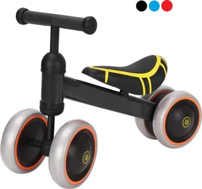 Produktbild von Dazhom Kinder Laufrad,Balance Fahrrad,Kinderlaufrad,Dreirad ohne Pedal für Kinder von 1-3 Jahre Schwarz