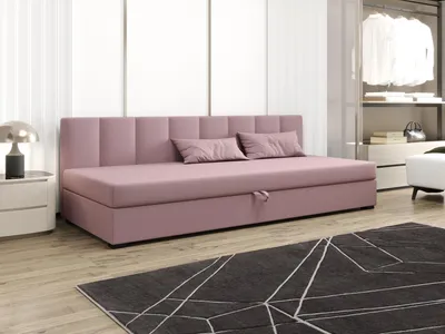 Obrázok produktu pre Jednolôžková posteľ 80x195 MANKA BIZ 1 - ružová