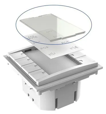 Zdjęcie produktu dla Vivolink VLCP8B-PLEXIGLASS, Biały, DC, 12 V, 10 g, 10 g