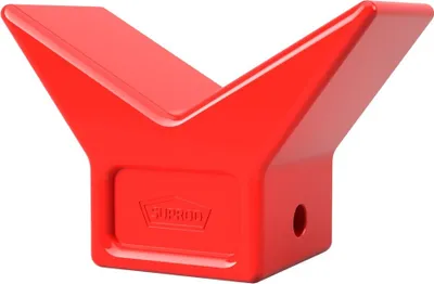 Image de Tampon d'étrave en polyuréthane support de proue protection de la proue appui de proue SUPROD, 75 mm, rouge