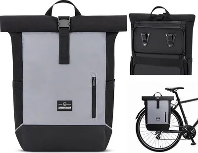 Produktbild von Famanu Fahrradtasche 2-in-1 - Schwarz