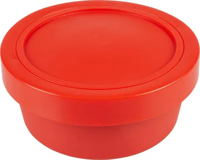 Produktbild von Reisenapf für Hunde 2-in-1 stapelbar Edelstahl rot rutschfest spülmaschinenfest