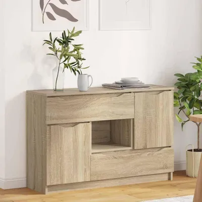Obrázek produktu pro vidaXL Příborník Sonoma dub 100 x 30 x 65,6 Materiál na bázi dřeva