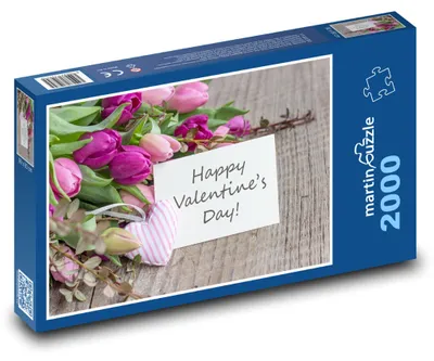 Obrázek produktu pro Puzzle 2000 Tulipány k Valentýnu - martinpuzzle