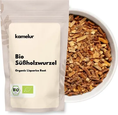 Produktbild von Bio Süßholzwurzel geschnitten 250g