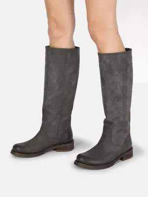 Produktbild von Stiefel aus Leder im Vintage-Look Modell Cooper A712 mit rutschfester Sohle