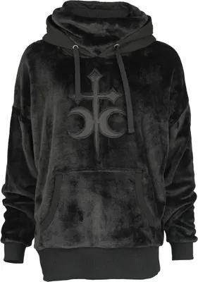 Produktbild von Gothicana by EMP Damen schwarzer langer Pullover mit hohem Kragen L