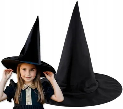 Produktbild von Hopki Hexenhut Schwarz für Halloween und Karneval