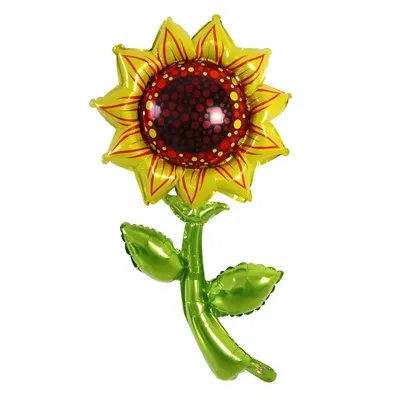 Produktbild von Folienballon Blume, Sonnenblume, ca. 40 cm, für Luftbefüllung