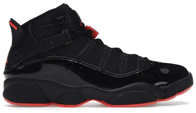 Image de Jordan 6 Rings, couleur noire et détails infrarouges - pointure européenne 47