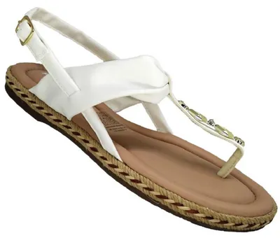 Zdjęcie produktu dla Sandały typu flip-flop damskie Piccadilly, białe, rozmiar 37