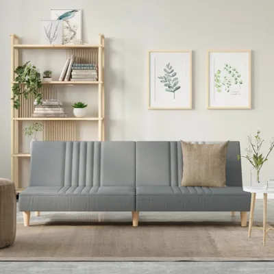 Obrázok produktu pre Maison Exclusive – Rozkladacia pohovka, svetlosivá, látka