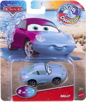 Zdjęcie produktu dla Mattel Cars Auta Zmienia Kolor Sally Disney Color Changers