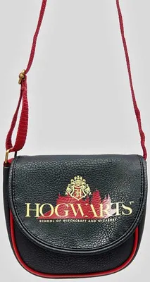 Immagine prodotto di Borsa a tracolla Harry Potter nera – Borsa a tracolla Hogwarts Premium