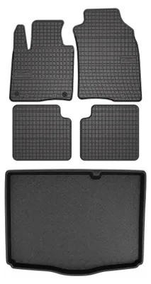 Obrázok produktu pre Gumové autokoberce SolidPRO + vaňa kufra pre: Fiat Panda III 2012- 5 ks