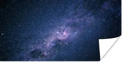 Produktbild von MuchoWow® Poster Galaxie - Sterne - Weltraum - Jungen - Mädchen - Kinder 160x80 cm - Foto Poster
