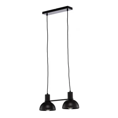 Produktbild von Lucande Mostrid Hängelampe, schwarz, zweiflammig