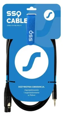 Obrázek produktu pro SSQ XLRMi0,5 - XLR żeński / Jack stereo 3.5