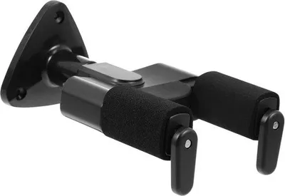 Produktbild von Autolock wandgemonteerde gitaarstandaards voor ukeleles und E-Gitarren, einfach zu installieren, ideal für Musikliebhaber.
