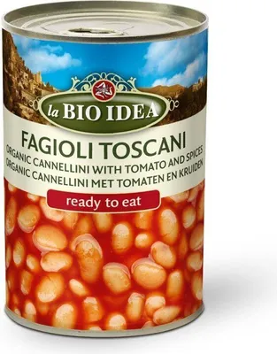 Produktbild von CANNELLINI-BOHNEN NACH TOSKANISCHER ART  400 g – LA  IDEA