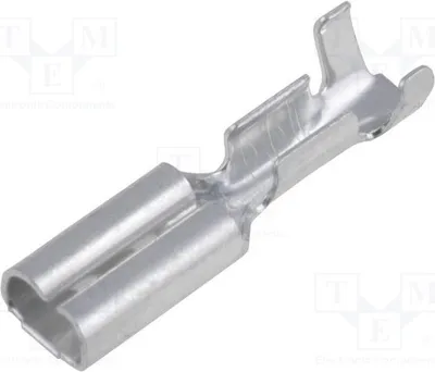 Obrázek produktu pro 10 ks kabelových koncovek: ploché, samice, 0,3–0,5 mm², 0,8 mm, 2,8 mm, rovné, 3762B.67, izolované (ne)