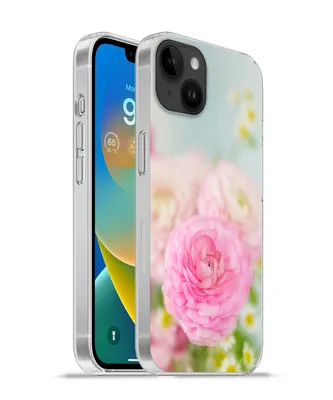 Produktbild von MuchoWow® Handyhülle Schutzhülle Hülle für Apple iPhone 14 Plus - Soft case Nahaufnahme von rosa Blumen Silikon Softcase Handy Hülle - Abbildung