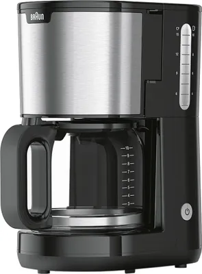 Produktbild von BRAUN Kaffeeautomat KF 1500 BK 10 Tassen 1000Watt schwarz