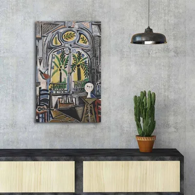 Obrázok produktu pre Wallity, FAMOUSART- CVT1496, Farebné, Maľba na plátne, 45 x 70 cm, 100% semiš - plátno