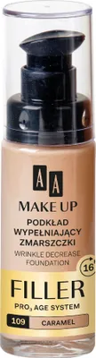 Image de AA Make Up Filler Wrinkle Decrease Foundation Pro Age System Fond de teint comblement des rides 109 Caramel 30ml